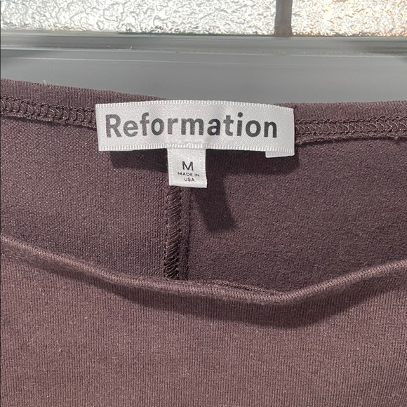 Reformation Chocolate Brown Mini Dress - Picture 2 of 5